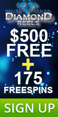 $500 Free + 175 Free Spins Welcome Bonus At Diamond Reels