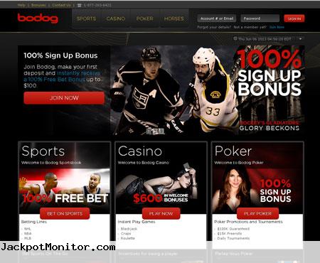 Bodog Casino Screenshot
